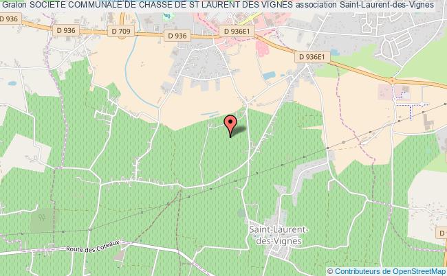 plan association Societe Communale De Chasse De St Laurent Des Vignes Saint-Laurent-des-Vignes