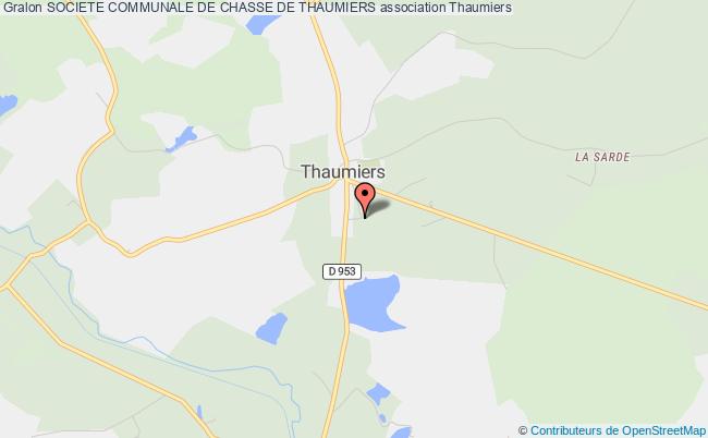 plan association Societe Communale De Chasse De Thaumiers Thaumiers