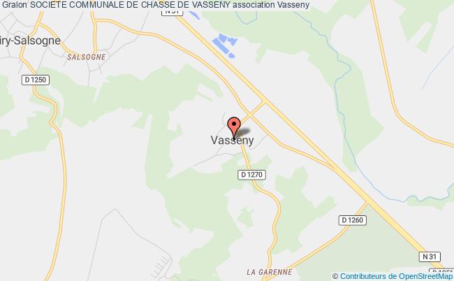 plan association Societe Communale De Chasse De Vasseny Vasseny