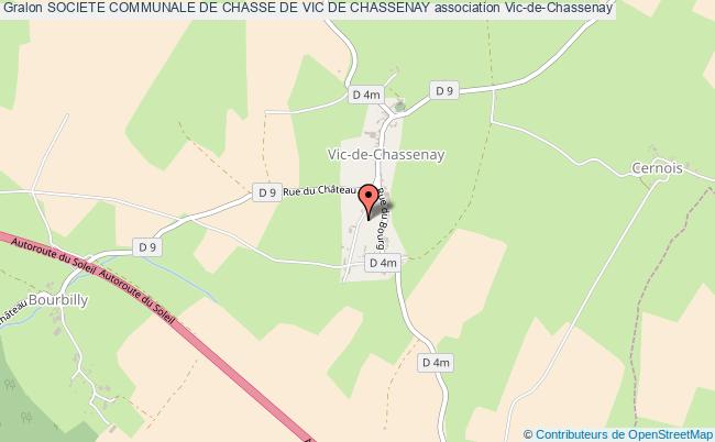 plan association Societe Communale De Chasse De Vic De Chassenay Vic-de-Chassenay