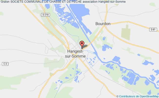 plan association Societe Communale De Chasse Et De Peche Hangest-sur-Somme