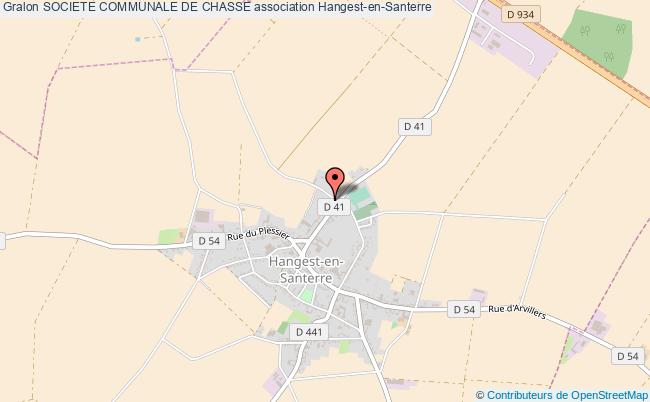 plan association Societe Communale De Chasse Hangest-en-Santerre