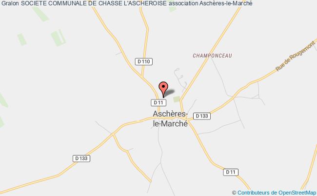 plan association Societe Communale De Chasse L'ascheroise Aschères-le-Marché