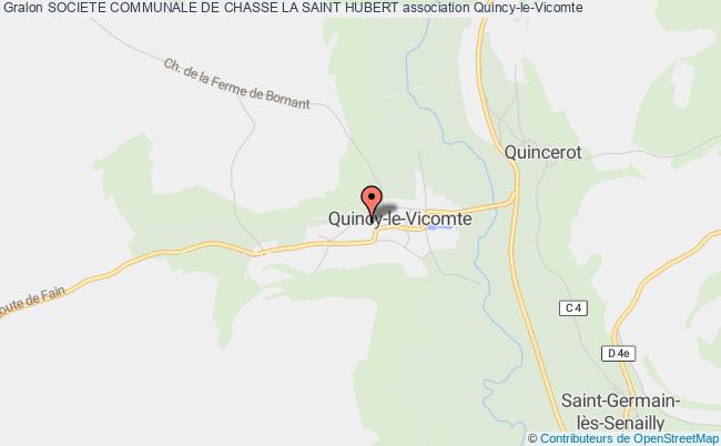 plan association Societe Communale De Chasse La Saint Hubert Quincy-le-Vicomte