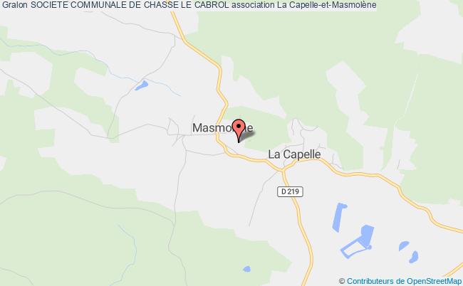 plan association Societe Communale De Chasse Le Cabrol La Capelle-et-Masmolène