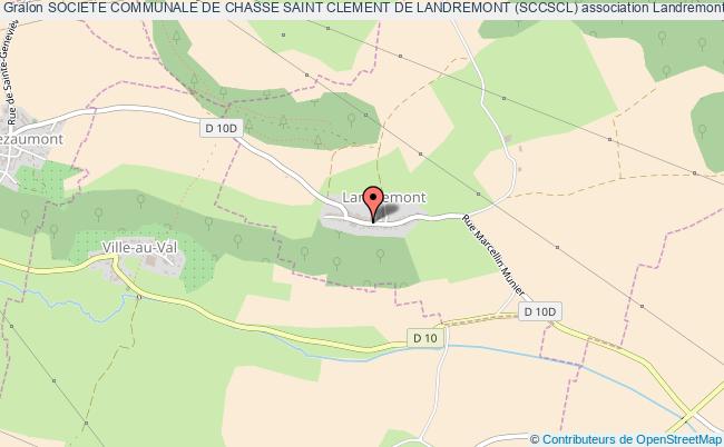 plan association Societe Communale De Chasse Saint Clement De Landremont (sccscl) Landremont