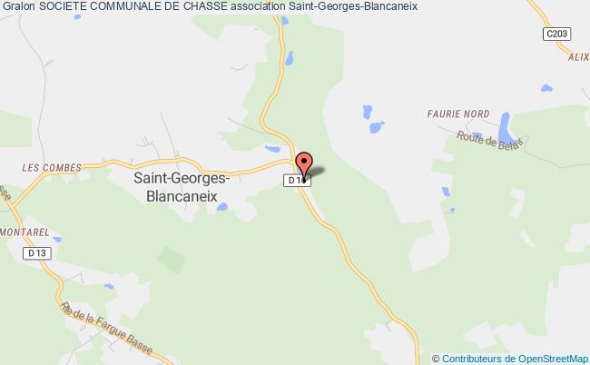 plan association Societe Communale De Chasse Saint-Georges-Blancaneix