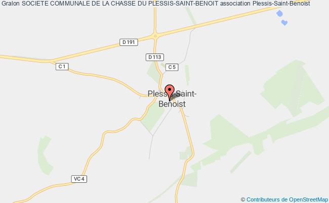 plan association Societe Communale De La Chasse Du Plessis-saint-benoit Plessis-Saint-Benoist