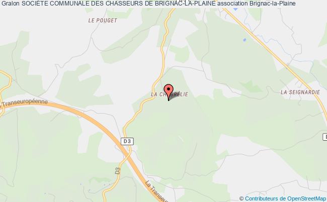 plan association SociÉte Communale Des Chasseurs De Brignac-la-plaine Brignac-la-Plaine