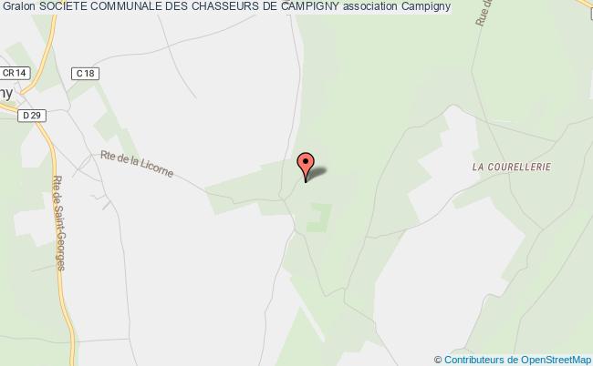 plan association Societe Communale Des Chasseurs De Campigny Campigny