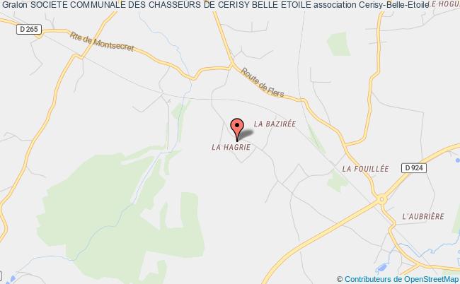 plan association Societe Communale Des Chasseurs De Cerisy Belle Etoile Cerisy-Belle-Étoile