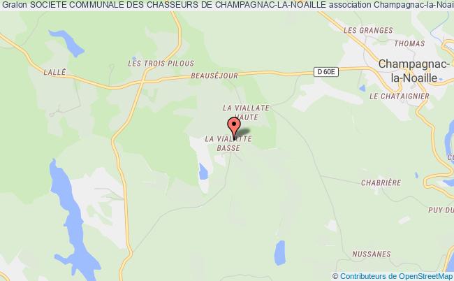 plan association Societe Communale Des Chasseurs De Champagnac-la-noaille Champagnac-la-Noaille