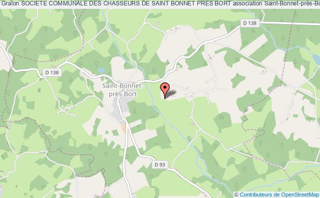 plan association Societe Communale Des Chasseurs De Saint Bonnet Pres Bort Saint-Bonnet-près-Bort