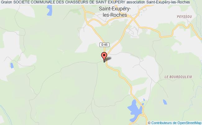 plan association Societe Communale Des Chasseurs De Saint Exupery Saint-Exupéry-les-Roches