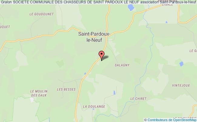 plan association Societe Communale Des Chasseurs De Saint Pardoux Le Neuf Saint-Pardoux-le-Neuf