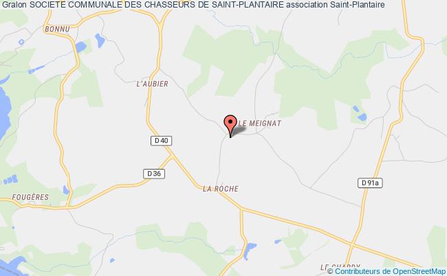 plan association Societe Communale Des Chasseurs De Saint-plantaire Saint-Plantaire