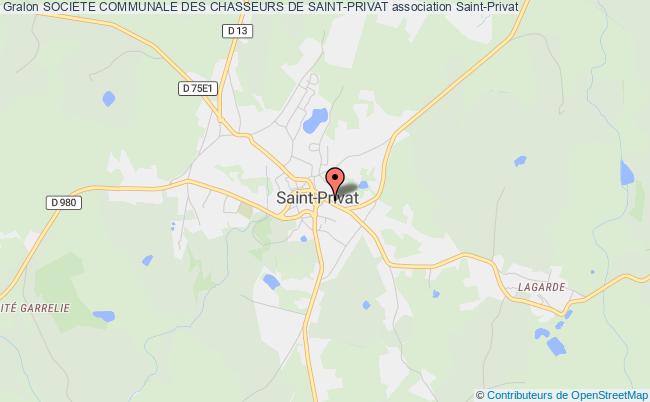 plan association Societe Communale Des Chasseurs De Saint-privat Saint-Privat