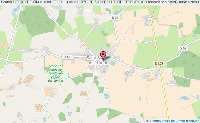plan association Societe Communale Des Chasseurs De Saint Sulpice Des Landes Saint-Sulpice-des-Landes