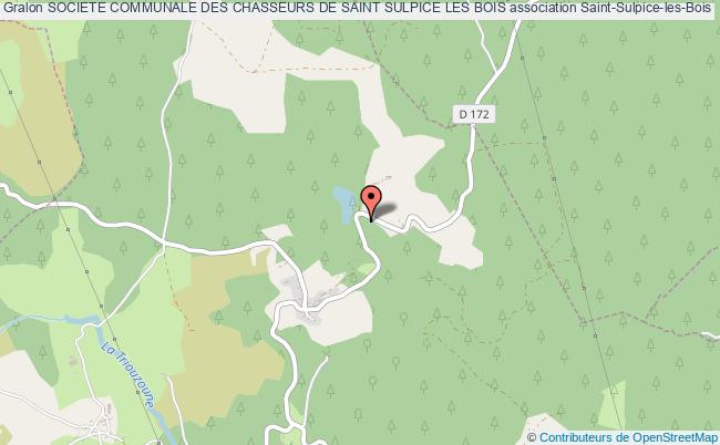 plan association Societe Communale Des Chasseurs De Saint Sulpice Les Bois Saint-Sulpice-les-Bois