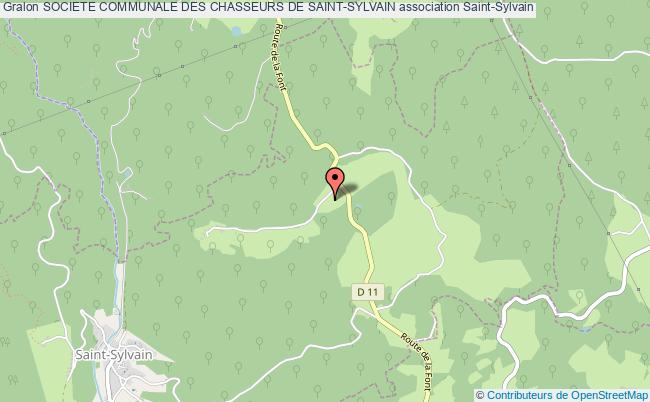 plan association Societe Communale Des Chasseurs De Saint-sylvain Saint-Sylvain