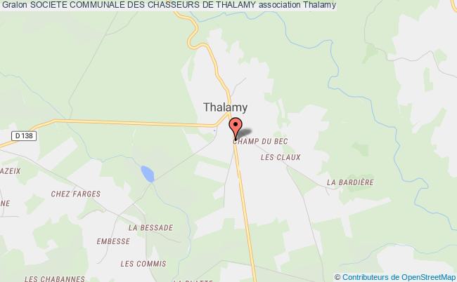 plan association Societe Communale Des Chasseurs De Thalamy Thalamy