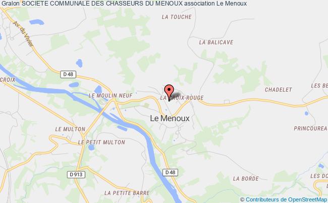 plan association Societe Communale Des Chasseurs Du Menoux Le    Menoux