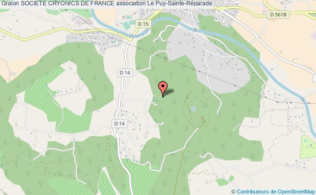 plan association Societe Cryonics De France Le    Puy-Sainte-Réparade