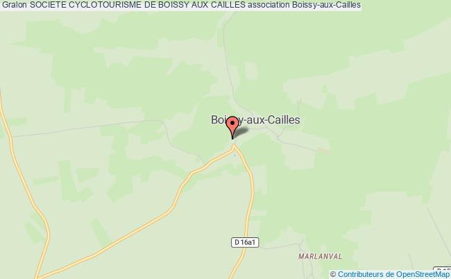 plan association Societe Cyclotourisme De Boissy Aux Cailles Boissy-aux-Cailles