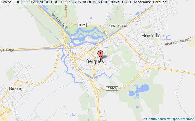 plan association Societe D'agriculture De L'arrondissement De Dunkerque Bergues