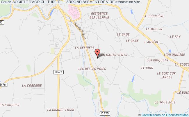 plan association Societe D'agriculture De L'arrondissement De Vire Vire