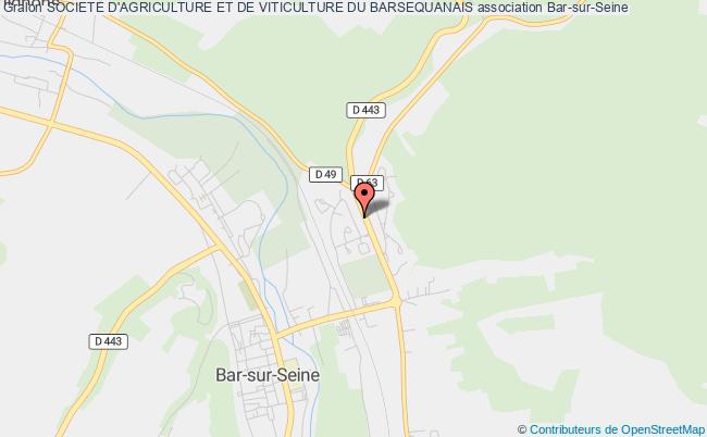 plan association Societe D'agriculture Et De Viticulture Du Barsequanais Bar-sur-Seine
