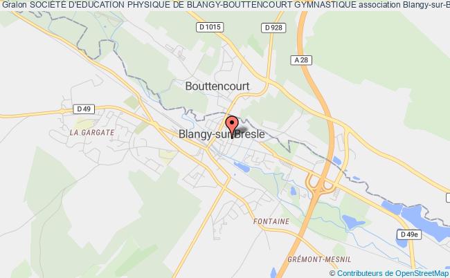 plan association SociÉtÉ D'education Physique De Blangy-bouttencourt Gymnastique Blangy-sur-Bresle