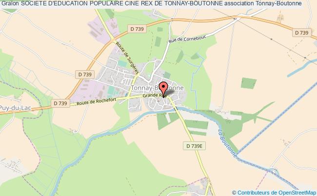 SOCIETE D'EDUCATION POPULAIRE CINE REX DE TONNAY-BOUTONNE