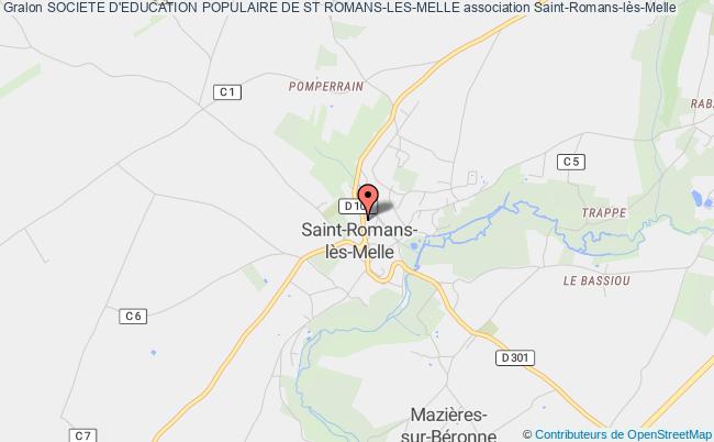 plan association Societe D'education Populaire De St Romans-les-melle Saint-Romans-lès-Melle