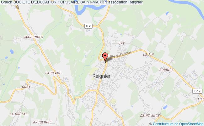 plan association Societe D'education Populaire Saint-martin Reignier-Ésery