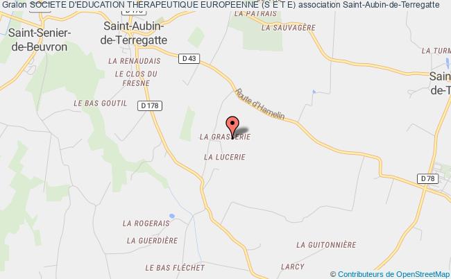 plan association Societe D'education Therapeutique Europeenne (s E T E) Saint-Aubin-de-Terregatte