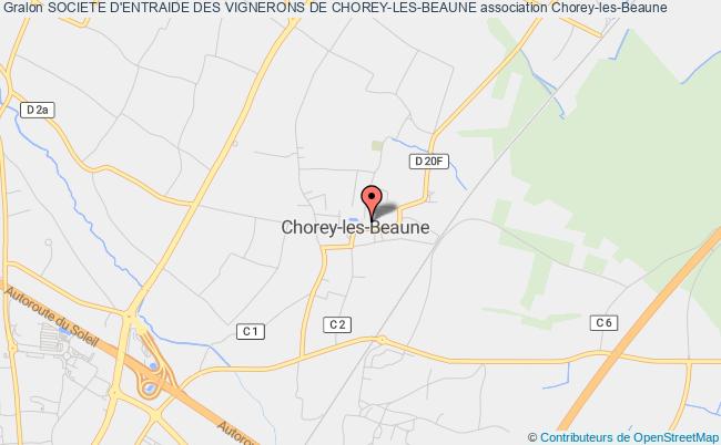 plan association Societe D'entraide Des Vignerons De Chorey-les-beaune Chorey-les-Beaune