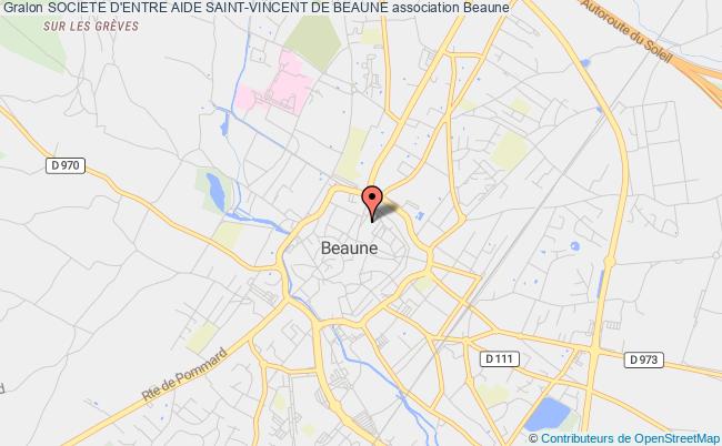 plan association Societe D'entre Aide Saint-vincent De Beaune Beaune