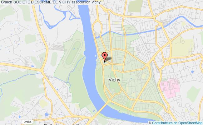 plan association Societe D'escrime De Vichy Vichy