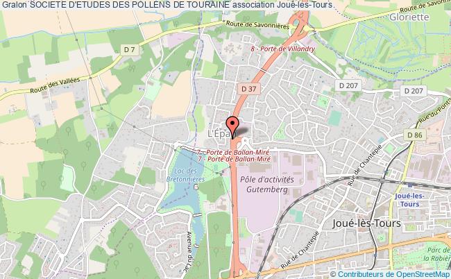 plan association Societe D'etudes Des Pollens De Touraine Joué-lès-Tours