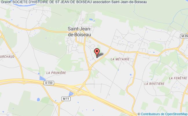 plan association Societe D'histoire De St Jean De Boiseau Saint-Jean-de-Boiseau
