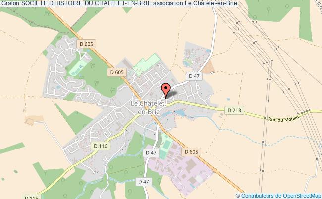 plan association Societe D'histoire Du Chatelet-en-brie Le    Châtelet-en-Brie