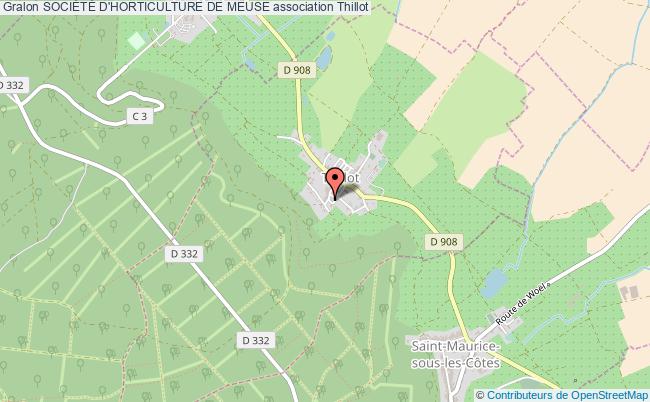 plan association SociÉtÉ D'horticulture De Meuse Thillot