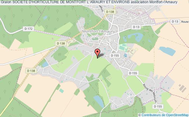 plan association Societe D'horticulture De Montfort L' Amaury Et Environs Montfort-l'Amaury