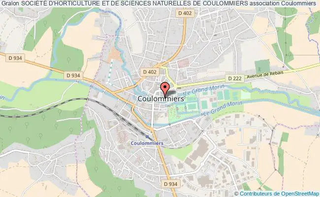 plan association SociÉtÉ D'horticulture Et De Sciences Naturelles De Coulommiers Coulommiers