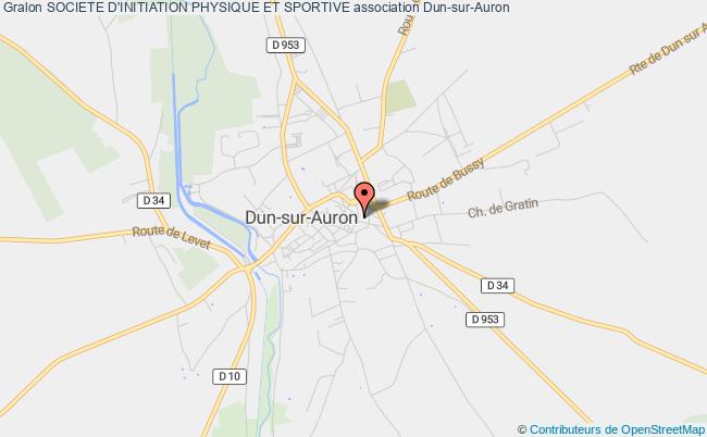 plan association Societe D'initiation Physique Et Sportive Dun-sur-Auron