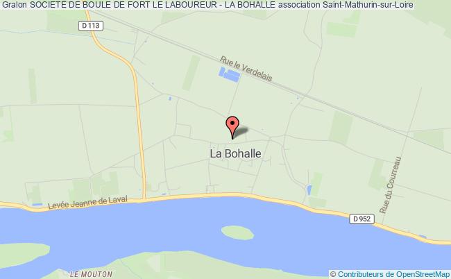 plan association Societe De Boule De Fort Le Laboureur - La Bohalle Loire-authion