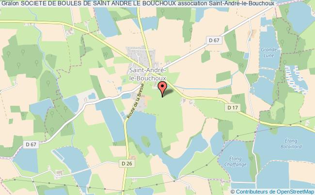 plan association Societe De Boules De Saint Andre Le Bouchoux Saint-André-le-Bouchoux