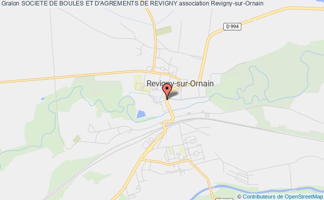 plan association Societe De Boules Et D'agrements De Revigny Revigny-sur-Ornain