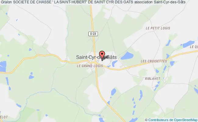 SOCIETE DE CHASSE ' LA SAINT-HUBERT' DE SAINT CYR DES GATS